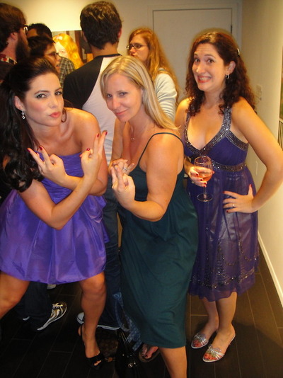 Even your dress is embarassed.