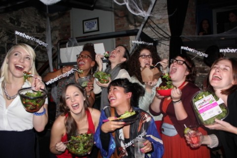 In Mary Rambin's future we will all be women laughing with salad.